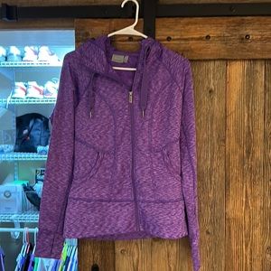 Athleta purple zip up